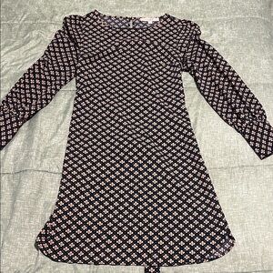 LOFT long sleeve midi dress